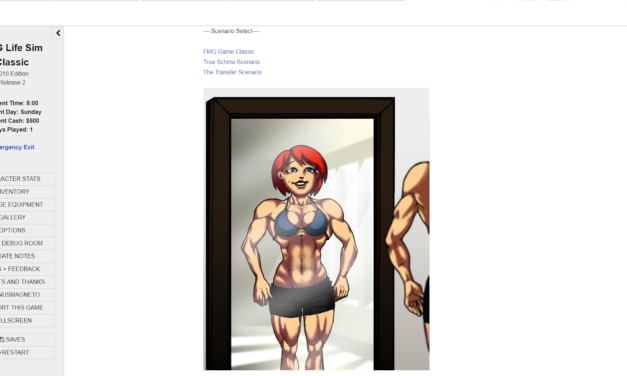 FMG Life Sim, A Muscle Growth Game.